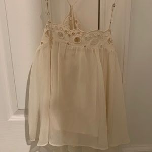 H&M NWT white/cream reversible top